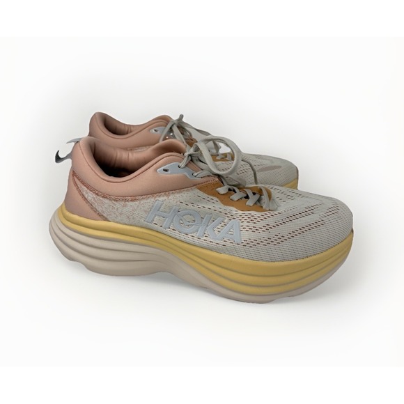Hoka One One Other - HOKA Bondi 8 Men's 9.5 D US Shifting Sand 1123202 SSEG Athletic Running Shoes